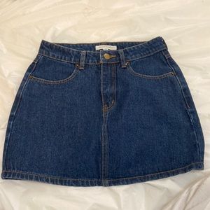 Super cute dark denim skirt